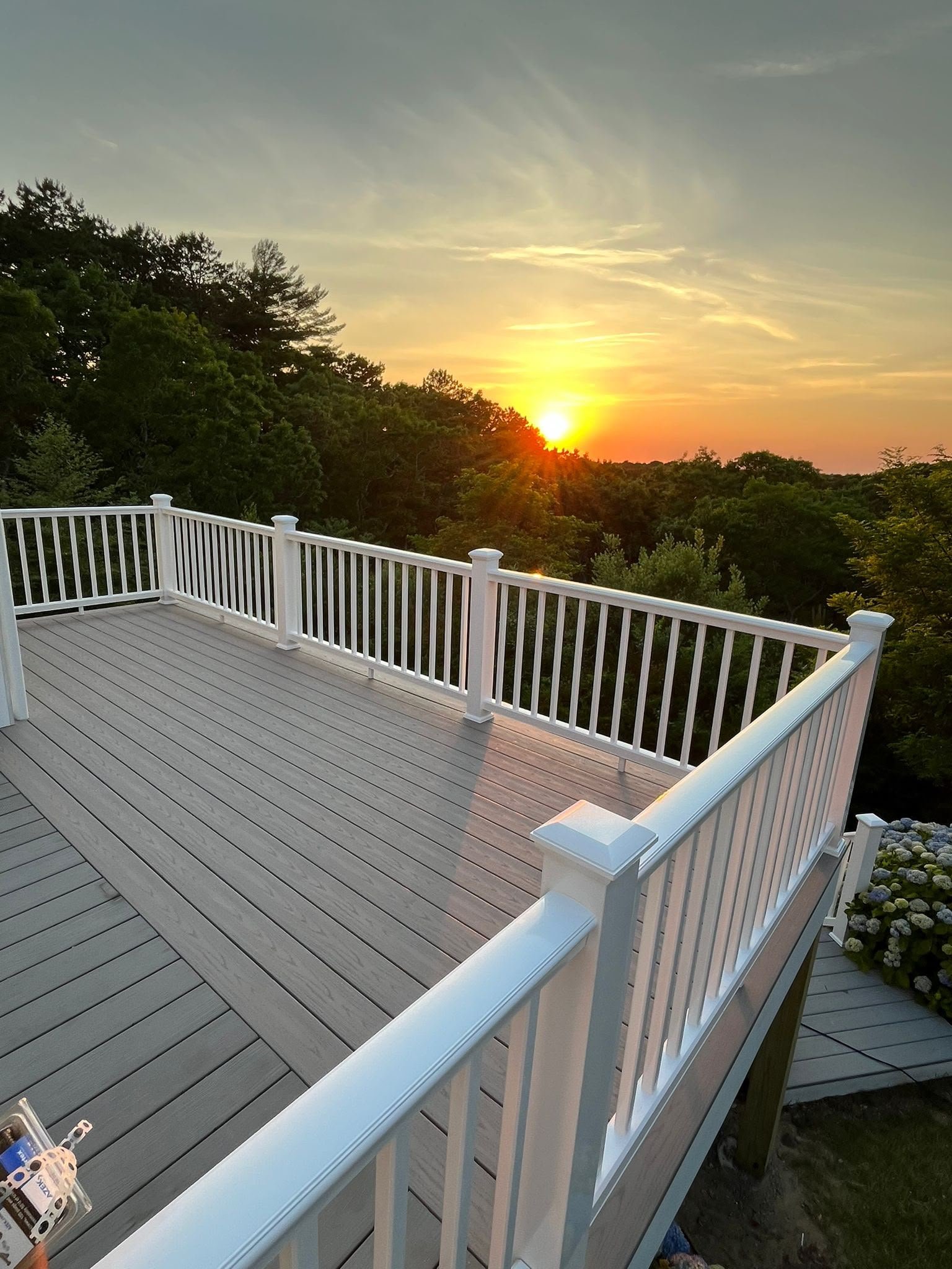 Deck built by Empire Home Services
